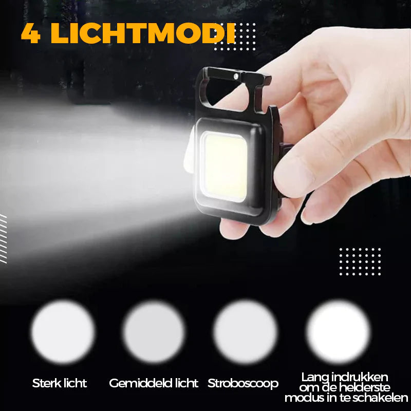 "PocketLightPro™ | Slimme Sleutelhanger Led-Lamp | 1+1 Gratis"